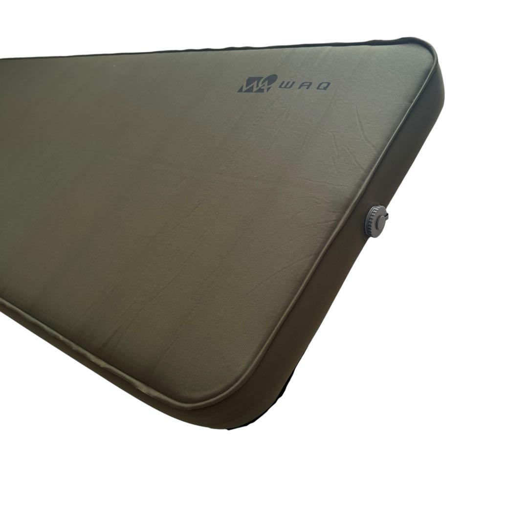 美品 WAQ リラクシングキャンプマット 10cm オリーブ シングル