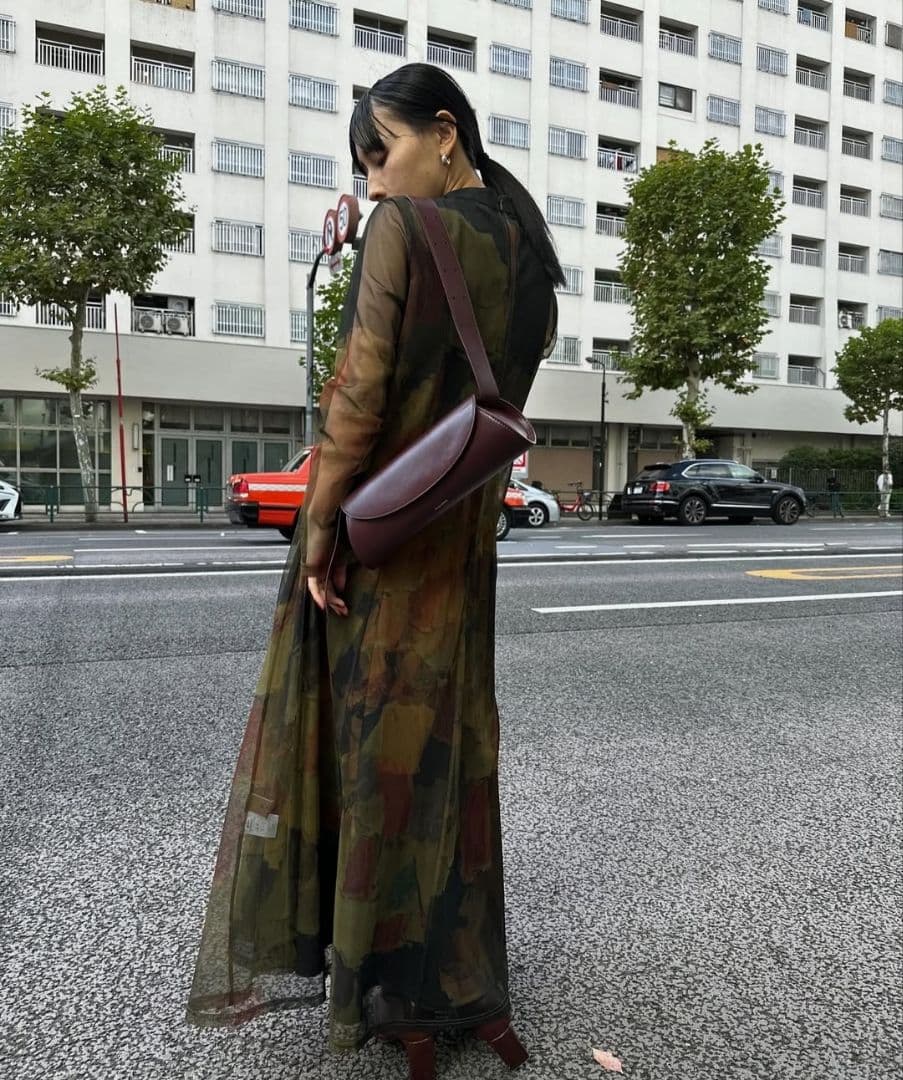 UND GYPSUM ART DRESS　ameri vintage