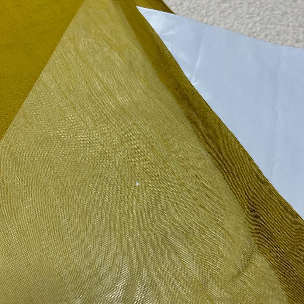 COMME des GARCONS　サイドスリットシアーロングTEE　マスタード