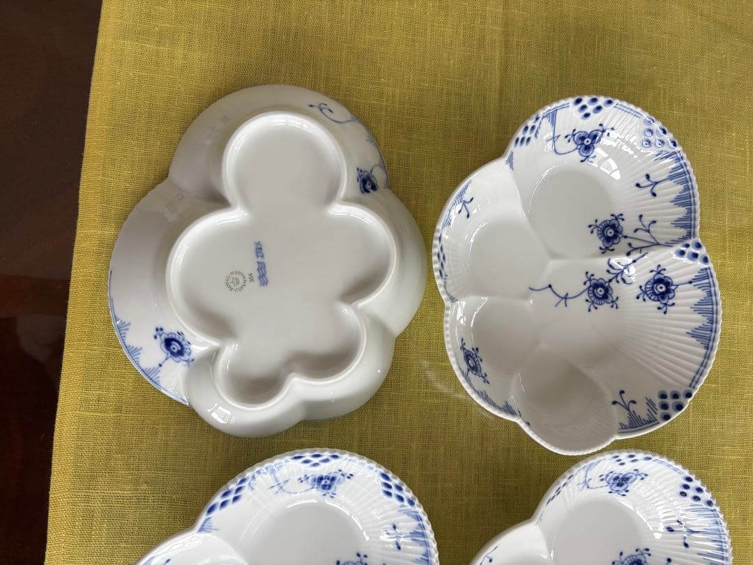 花柄の食器セット 5枚セット 約16 X19cm