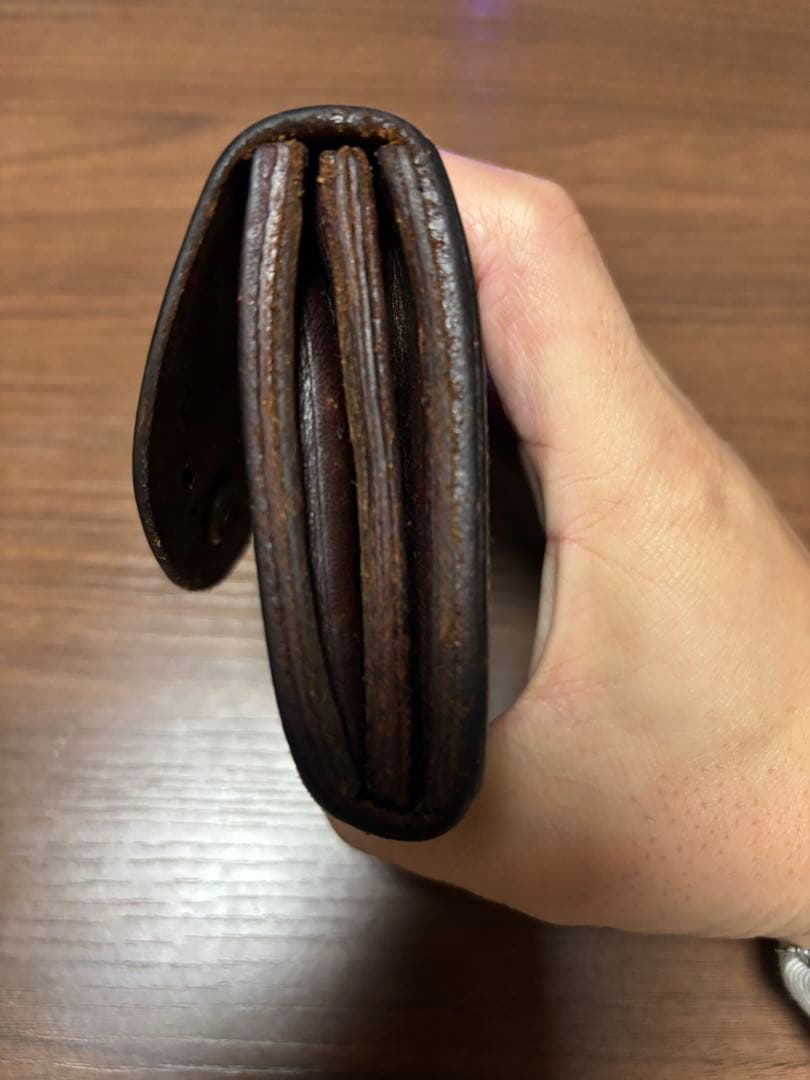 LARRY SMITH ブラウン 二つ折り財布
