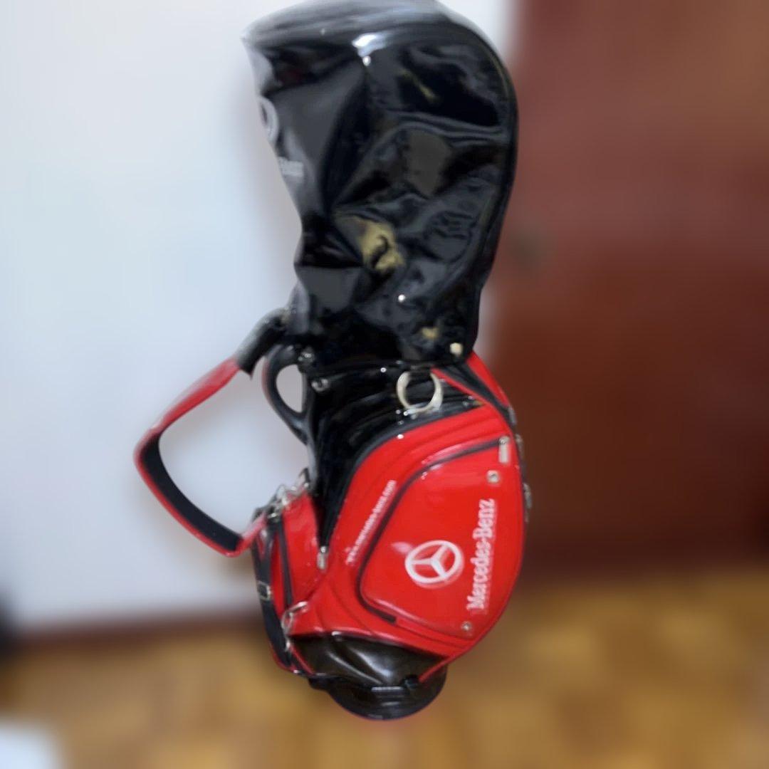 メルセデス・ベンツ キャディバッグ 赤/黒