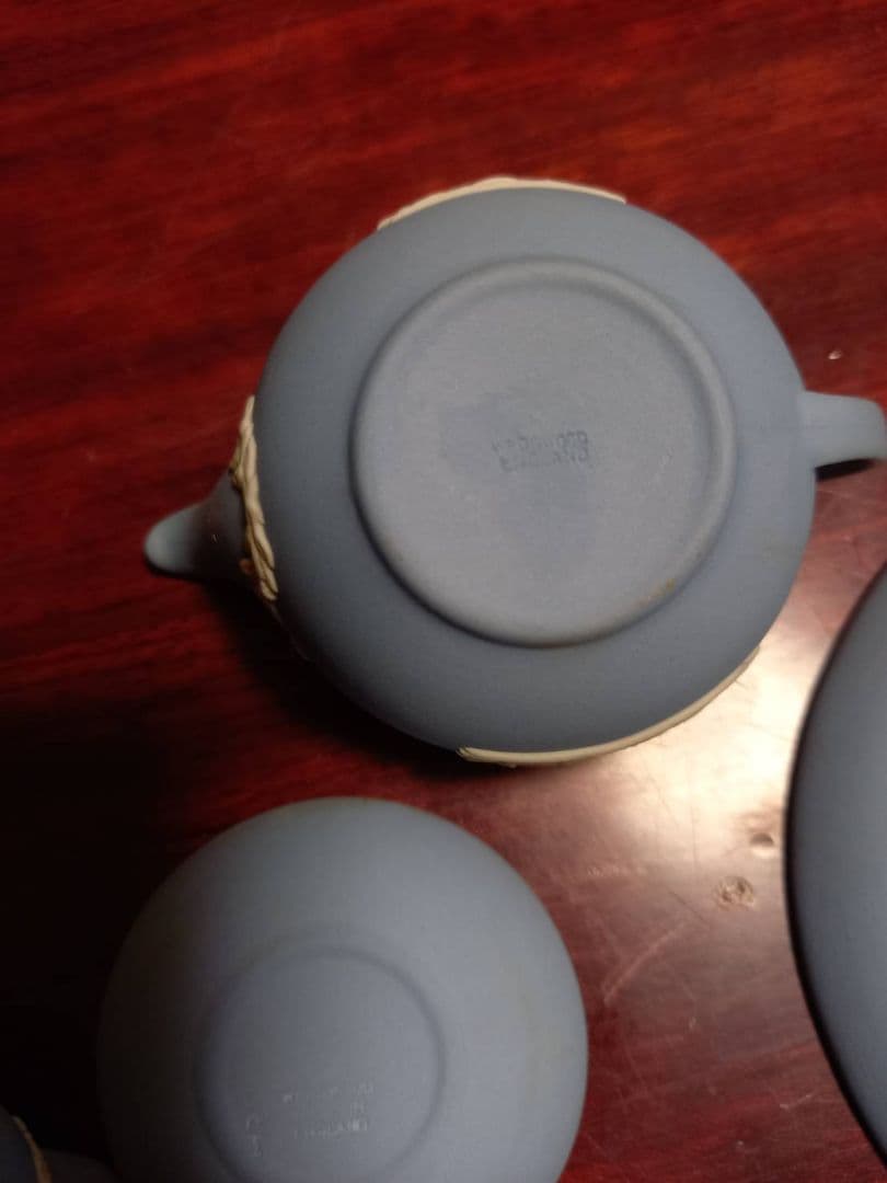 ウェッジウッド　ホリデイオーナメント　ジャスパー　ミニチュアティーセット