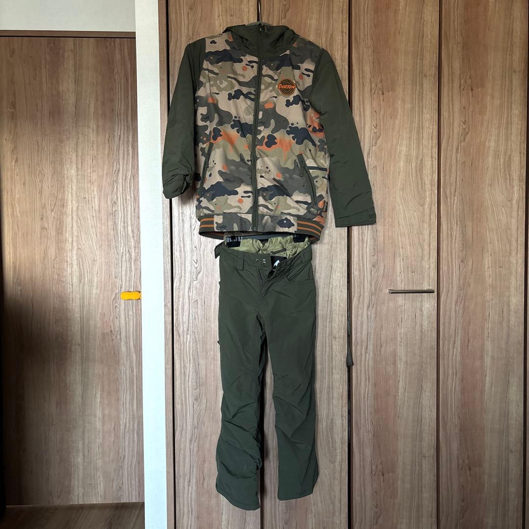 BURTON 子ども用 スノーボードウェアセット(*上140cm,下130cm)