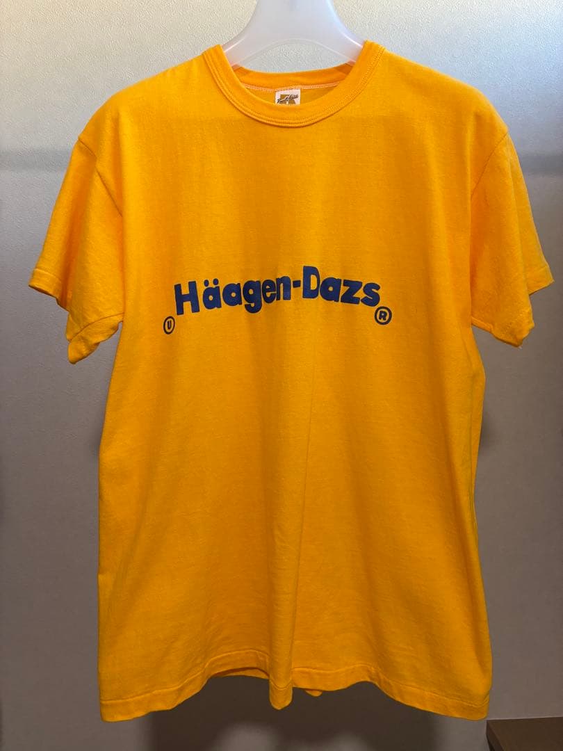 r*2様 70s ヴィンテージ ハーゲンダッツTシャツ ラッセル 金タグ L表記