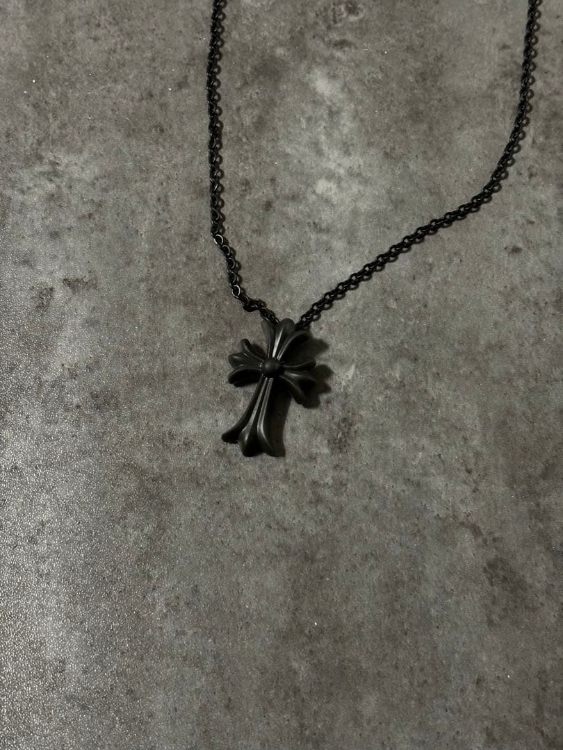 Chrome hearts ラバーシリコンネックレス　黒