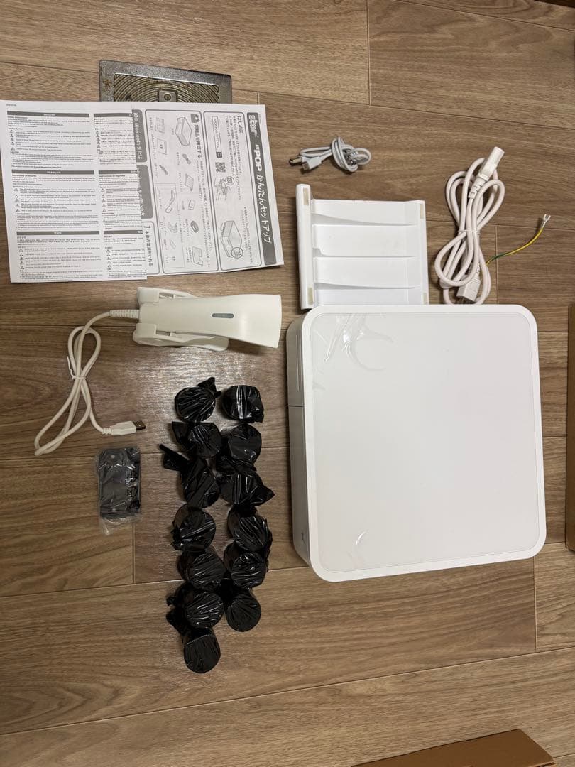 エアレジ　mPOP10 WHTJP バーコードリーダーセット