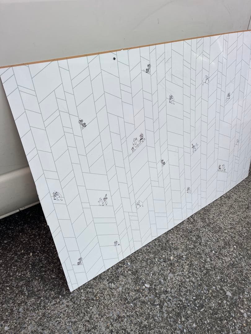 ムーミン　ホーローパネル横柄 大版