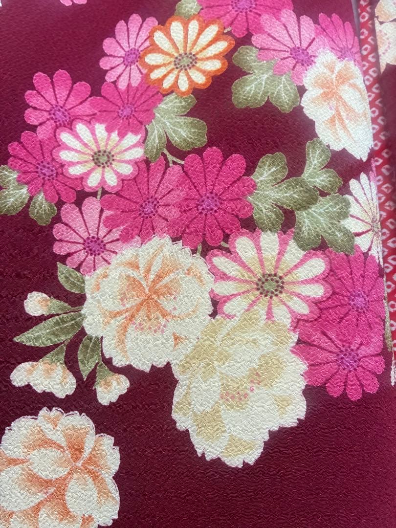 七五三 7歳 引き振袖　女の子 着物フルセット