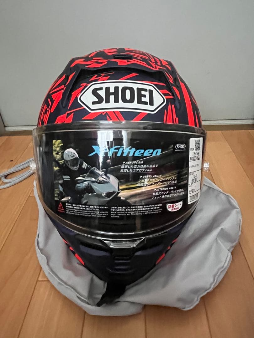 スタン　SHOEI X-Fifteen MARQUES DAZZLE