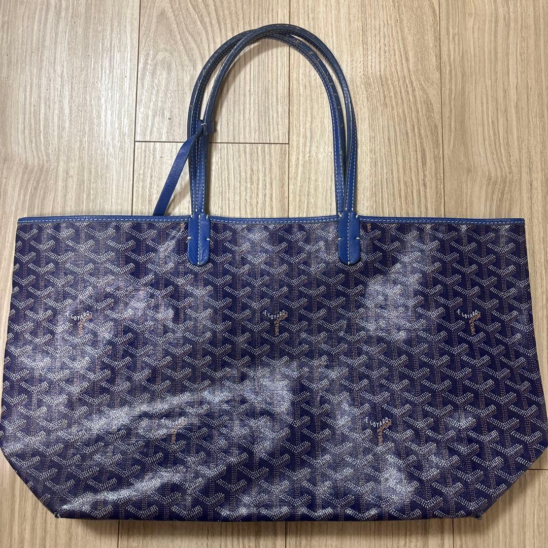 正規品 ゴヤール サンルイPM トートバッグ 保存袋付／持ち手割れあり／修理前提