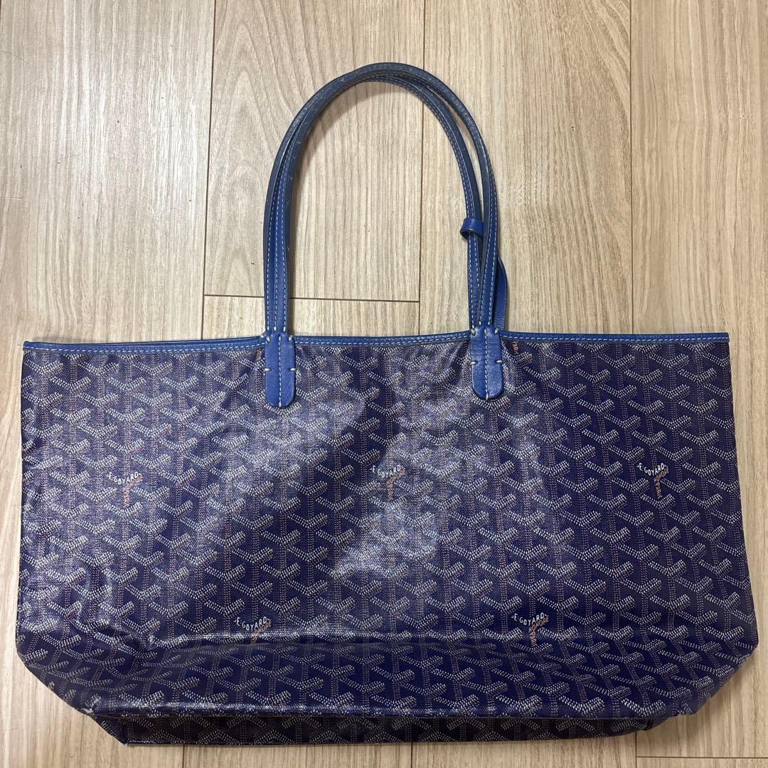 正規品 ゴヤール サンルイPM トートバッグ 保存袋付／持ち手割れあり／修理前提
