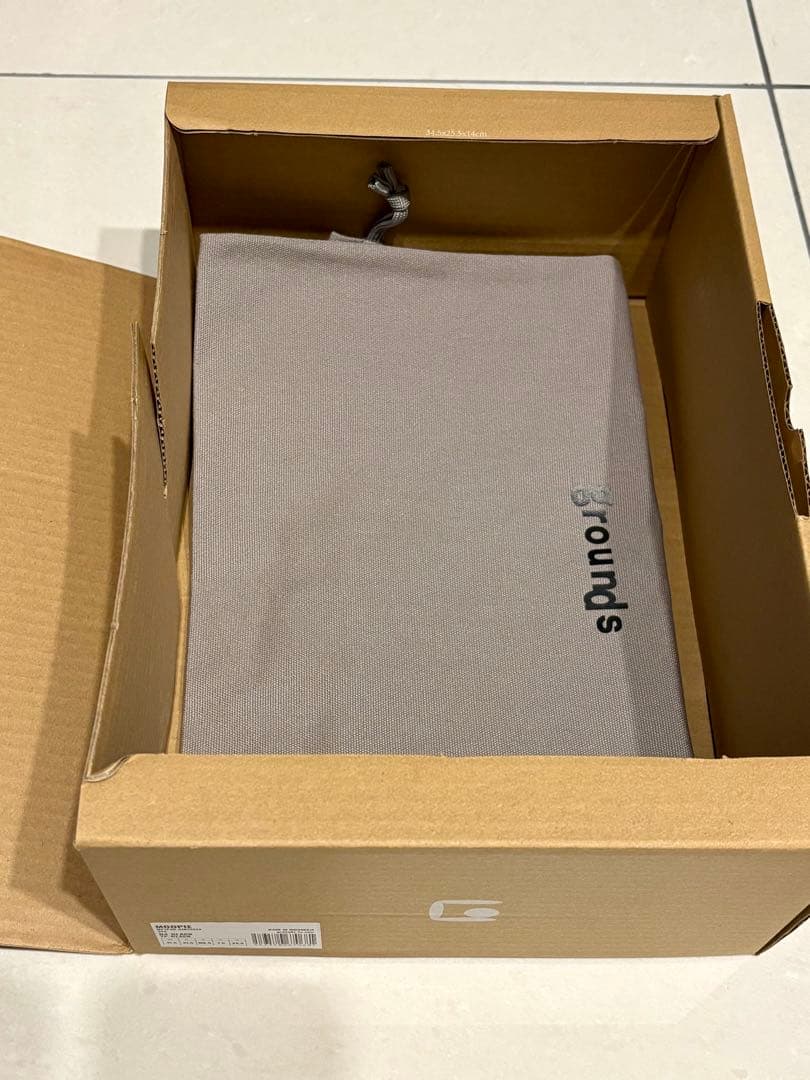 ground ブラック ニットスニーカー