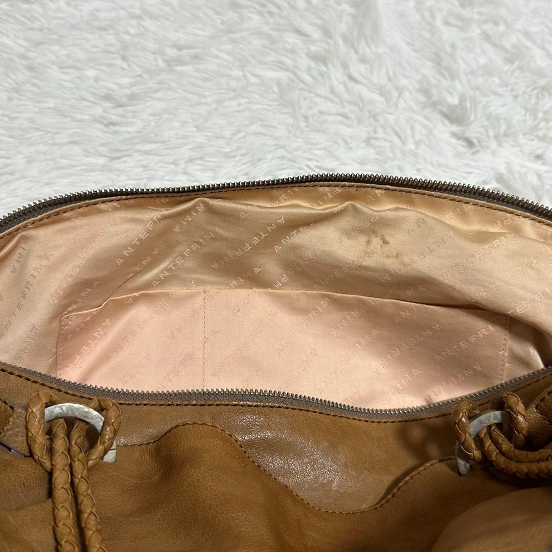 美品✨アンテプリマ チェルシー ボストン 大容量 A4 レザー