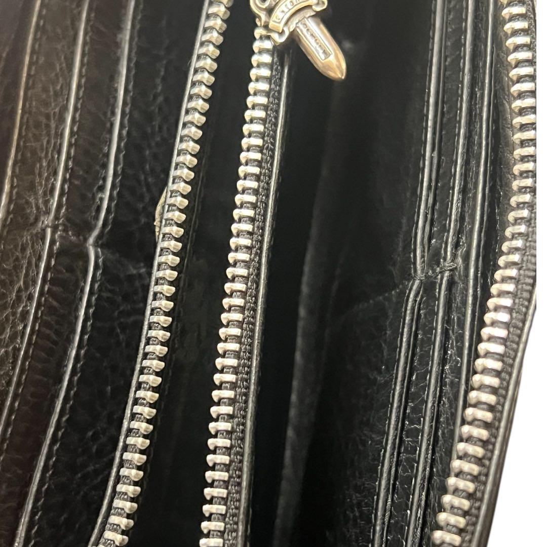 CHROME HEARTS REC Fジップ3セメタリークロスパッチ ウォレット