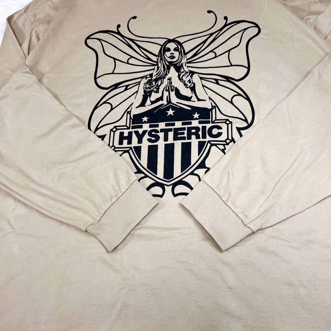 ヒステリックグラマー ロンT バタフライガール ビッグプリント