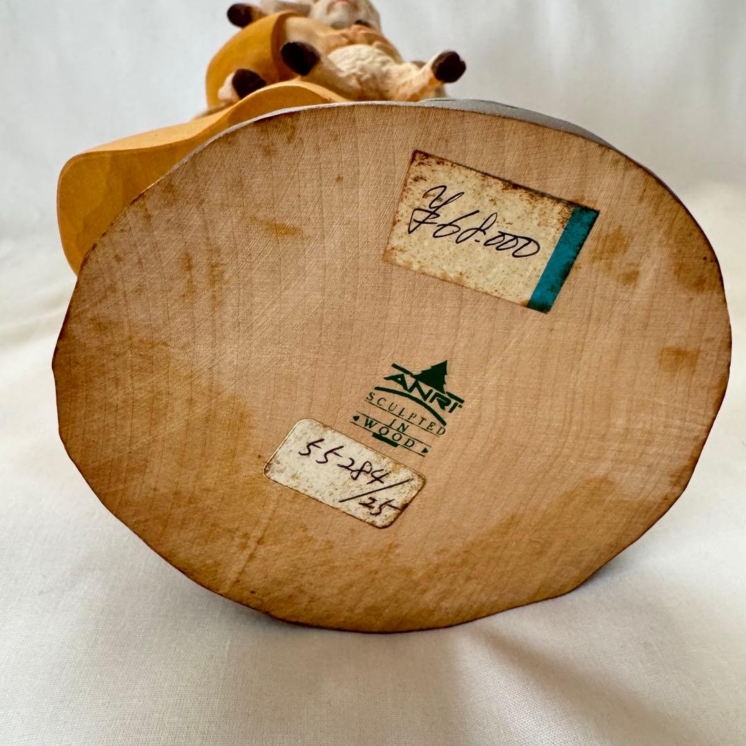 ANRI アンリ 木彫り人形 /26cm