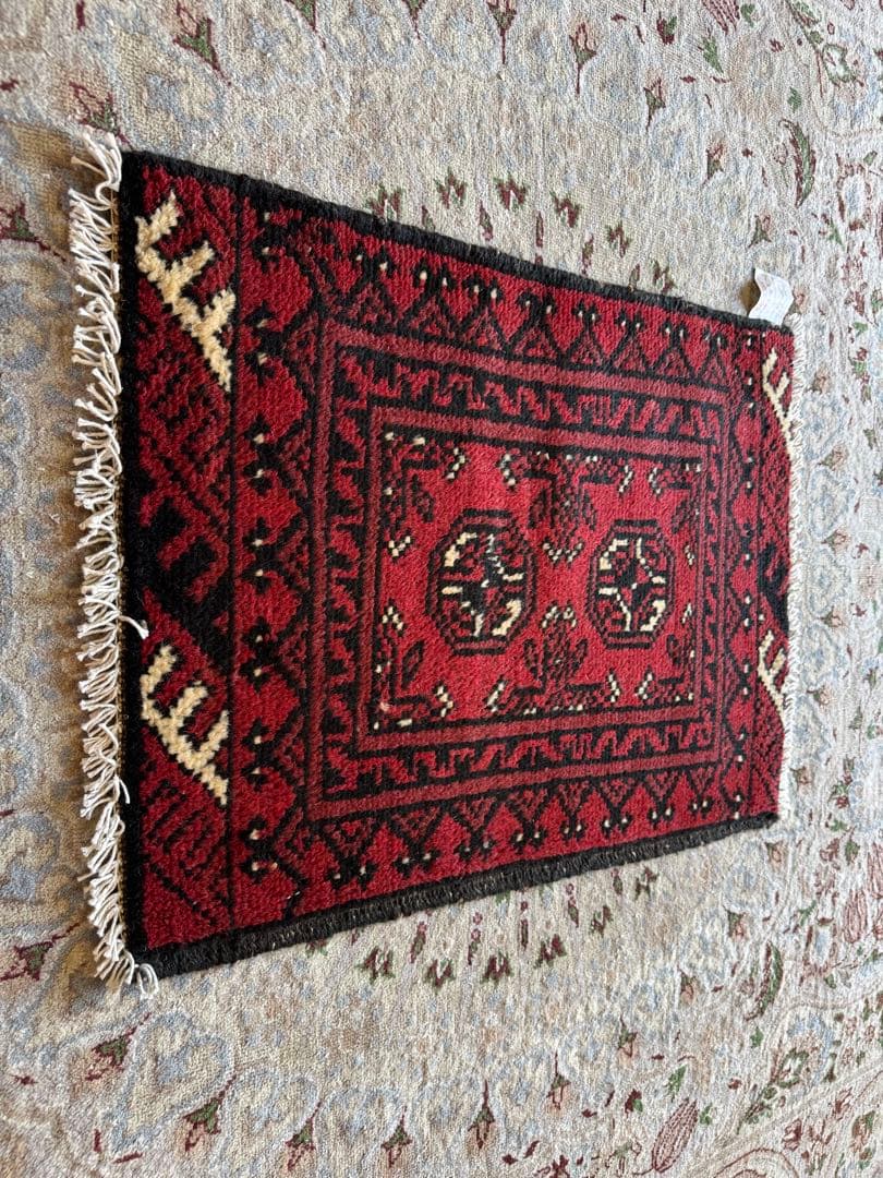 ペルシャ カール モハマディ ハンドメイド ラグ 51cm X 66cm