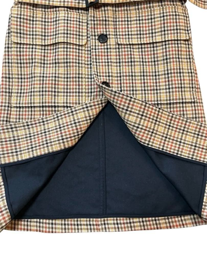 ZARA HARRY LAMBERTトレンチコート チェック　S 定価約4万円