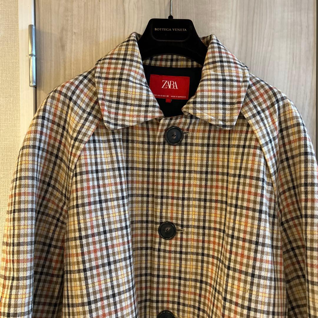 ZARA HARRY LAMBERTトレンチコート チェック　S 定価約4万円
