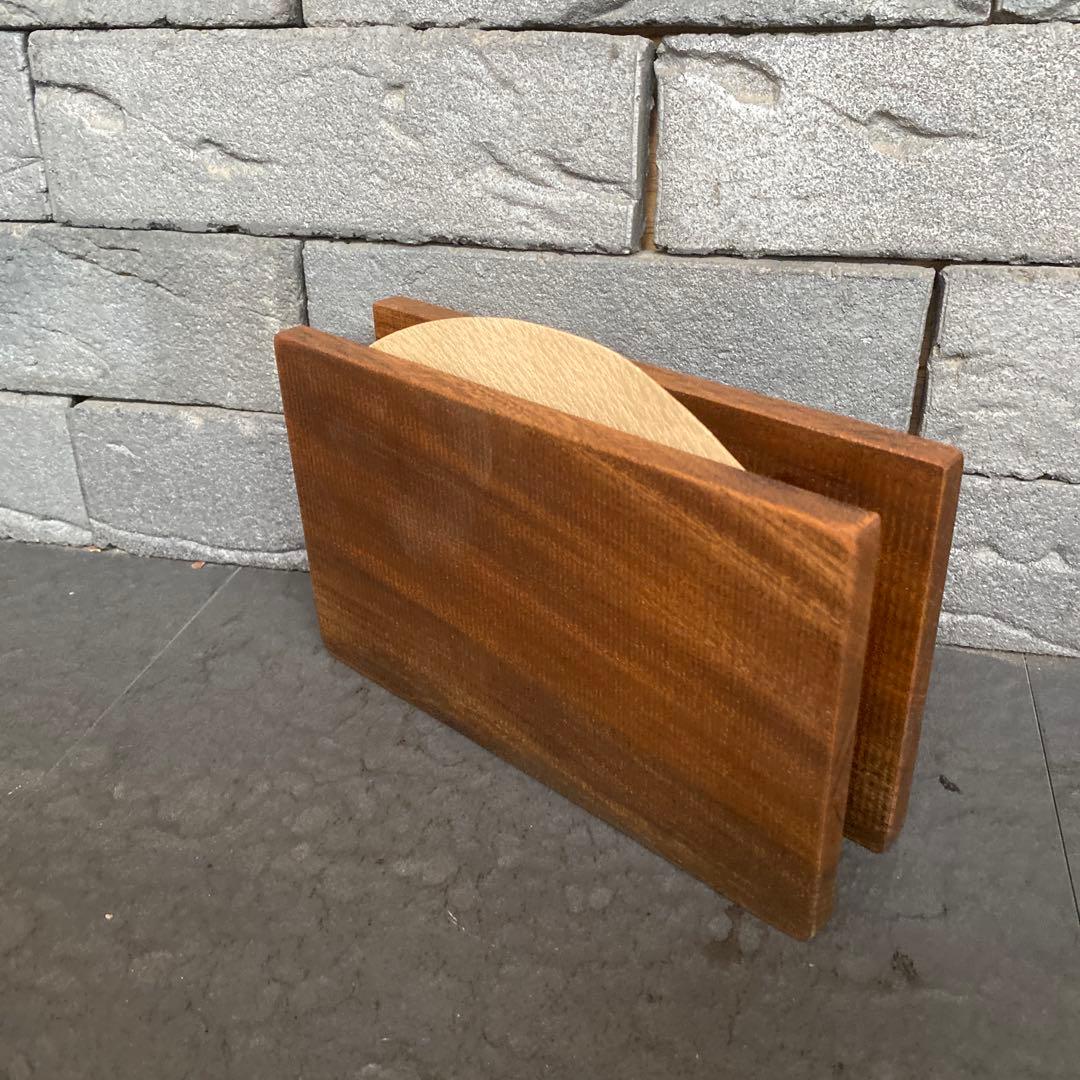 引き出し付きシェルフとコーヒーフィルタースタンドとメジャーカップホルダーの3点