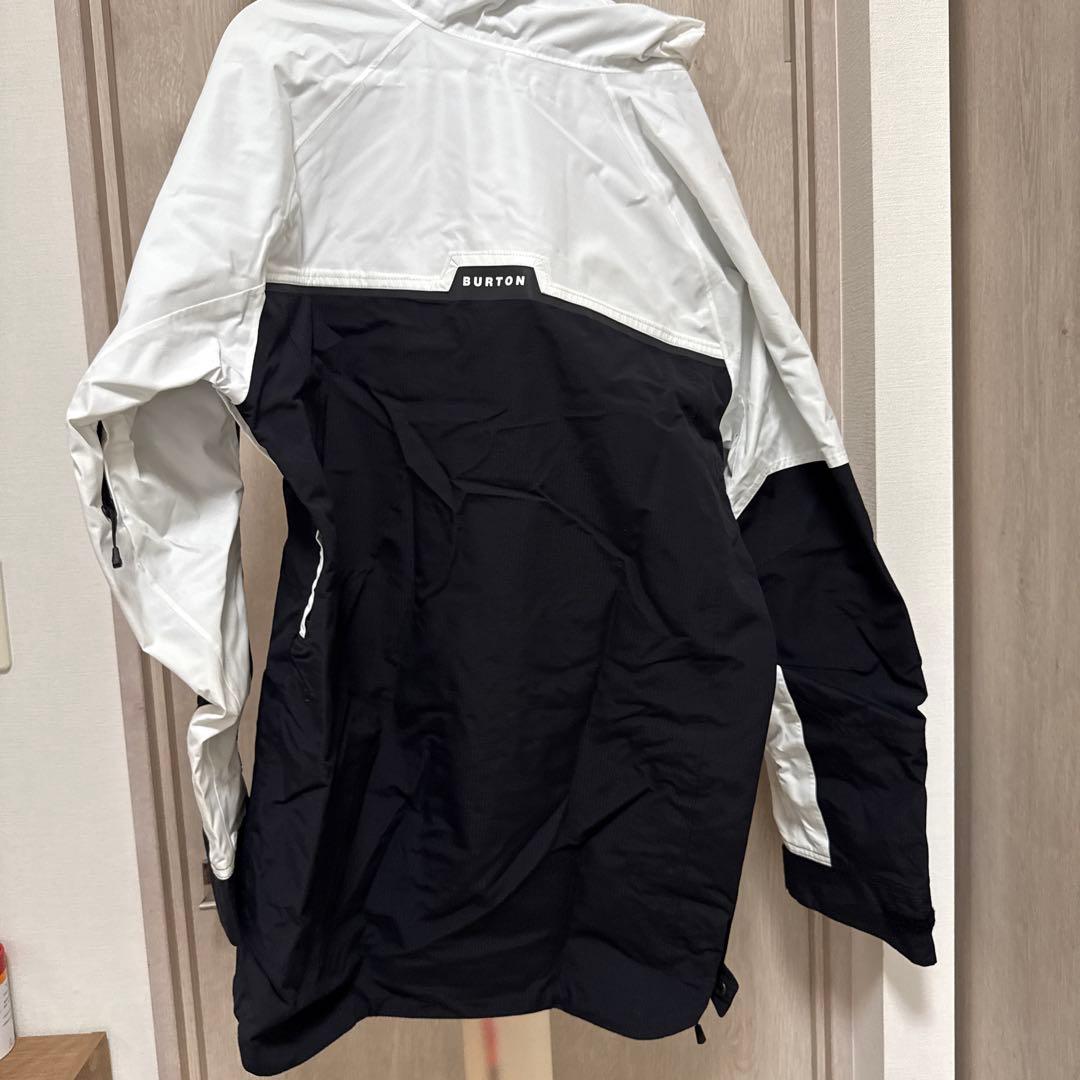 BURTON スノーボードジャケット ホワイト/ブラック