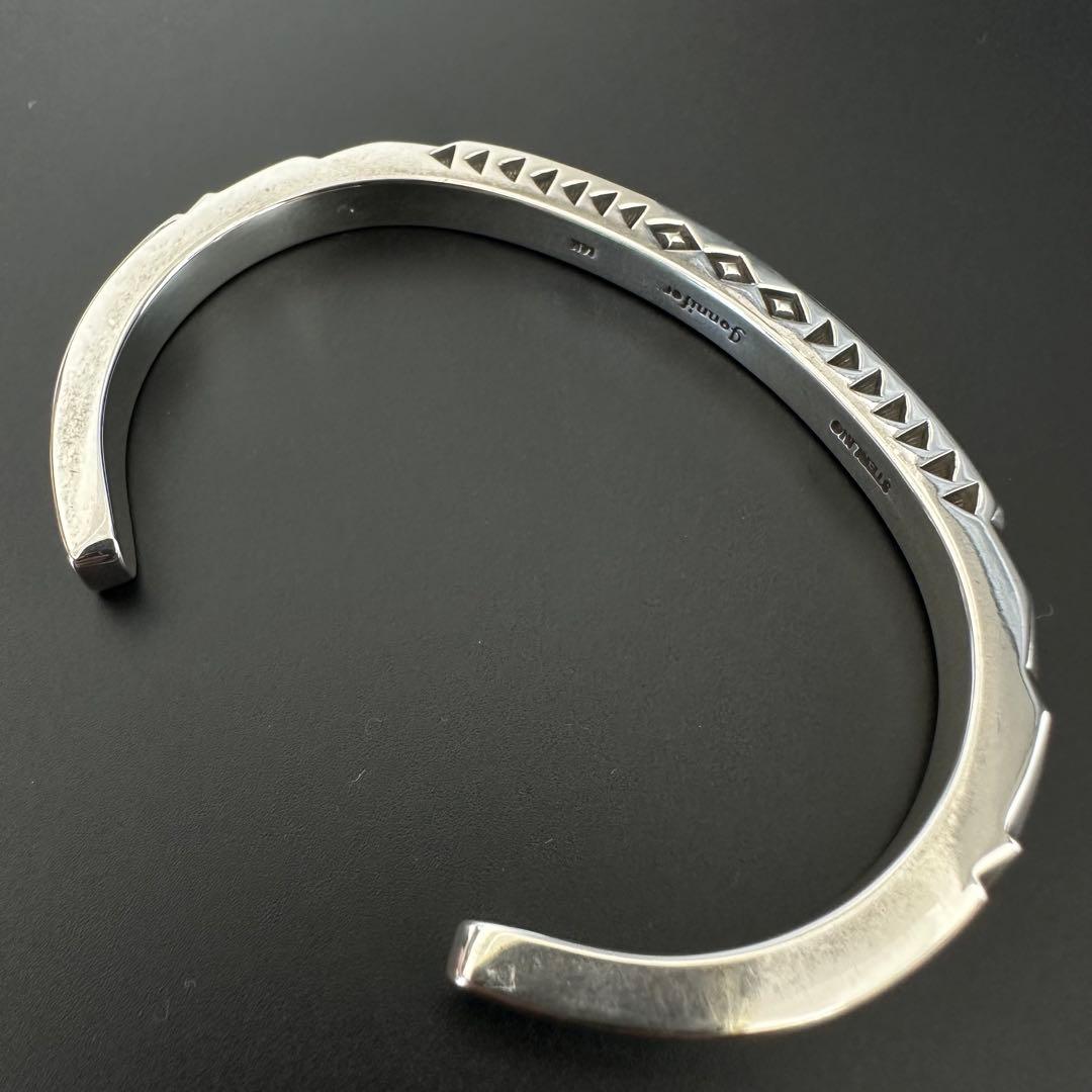 【美品】Navajo Jennifer Curtis K14 3面バングル