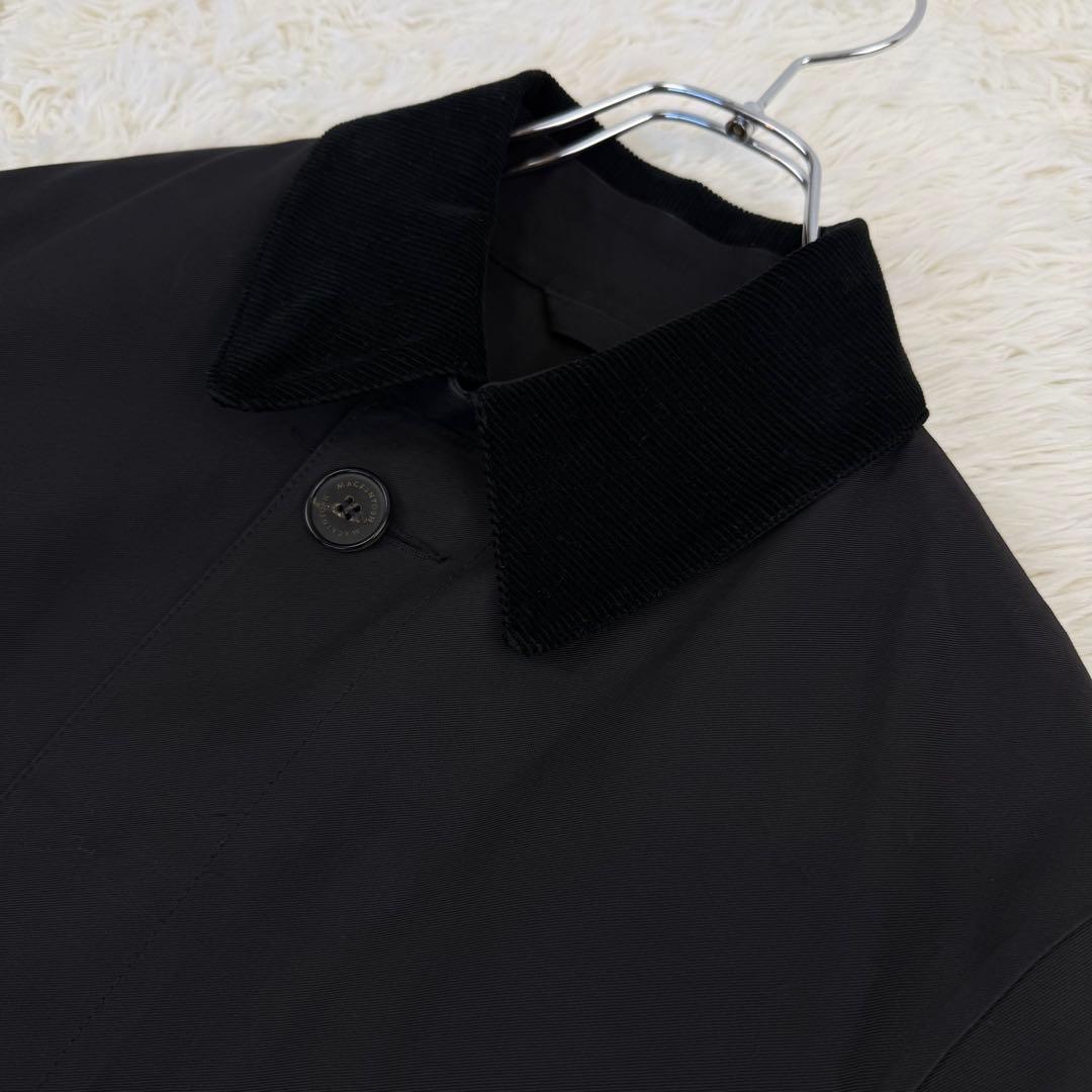 マッキントッシュ ゴム引きコート ウールライナー ステンカラーコート 黒 38