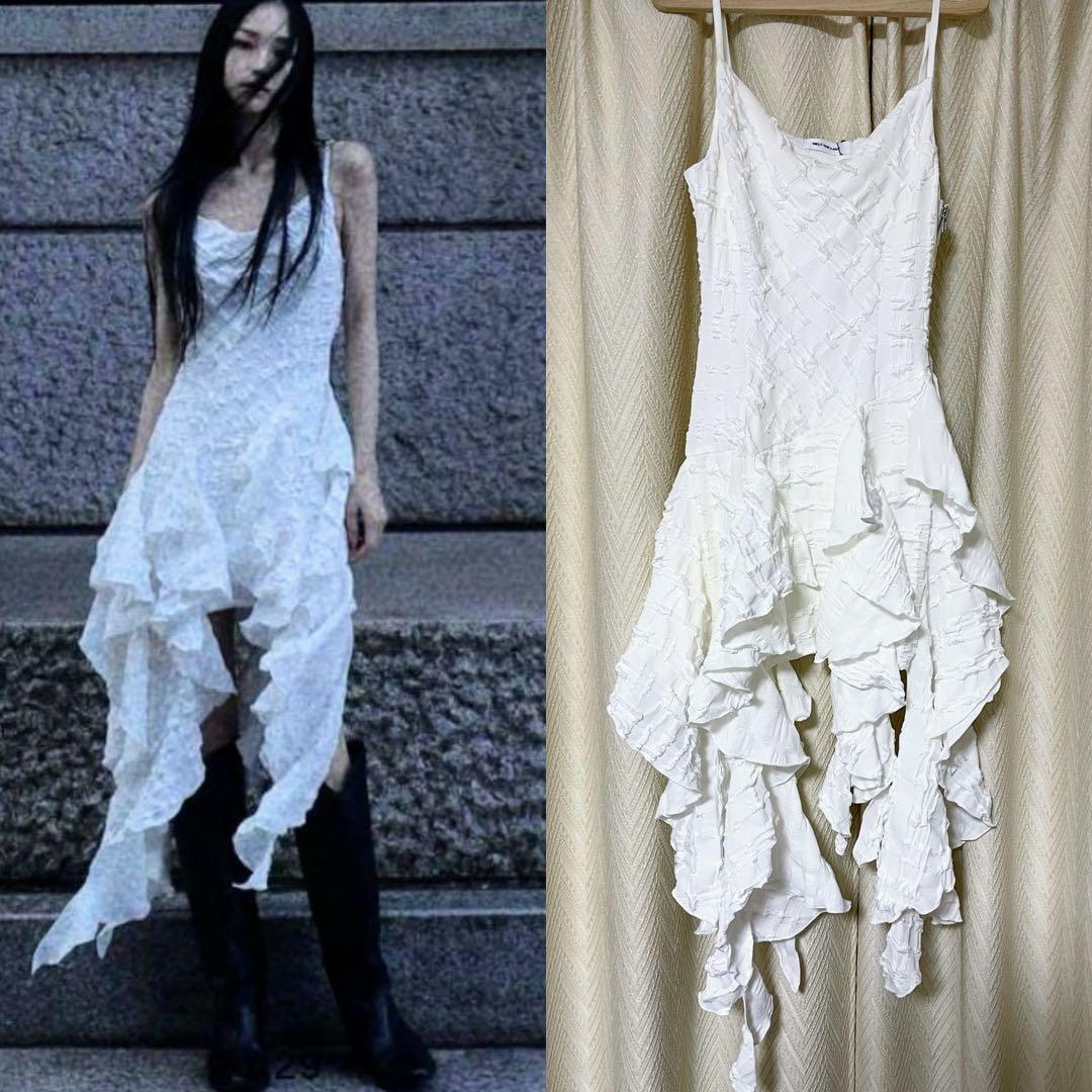 【タグ付き難あり】☆Melt the lady フルールキャミドレス☆白