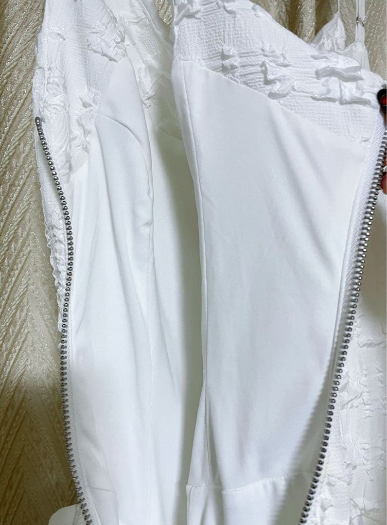 【タグ付き難あり】☆Melt the lady フルールキャミドレス☆白