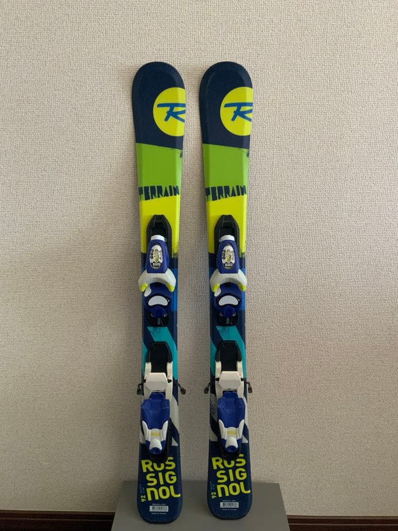 ロシニョール Rossignol 子ども用スキー板 92cm＋ポールセット
