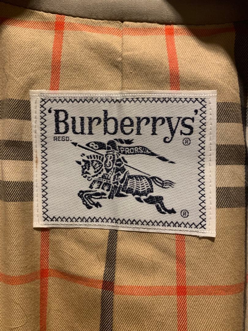 【極美品】英国製 90s バーバリー　トレンチコート　ベージュ　ノバチェック