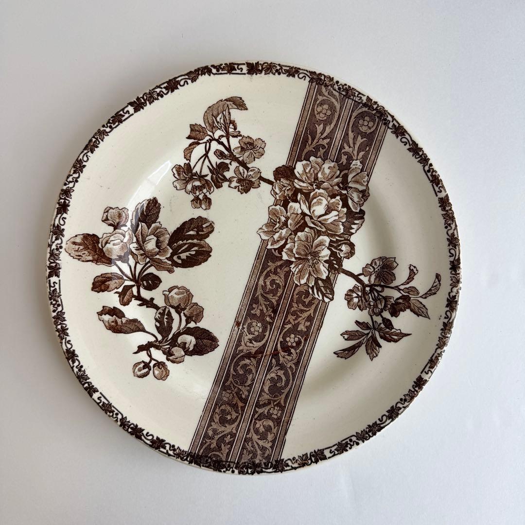 フランスアンティーク　E.Bourgeois エミールブルジョワ　ディナー皿