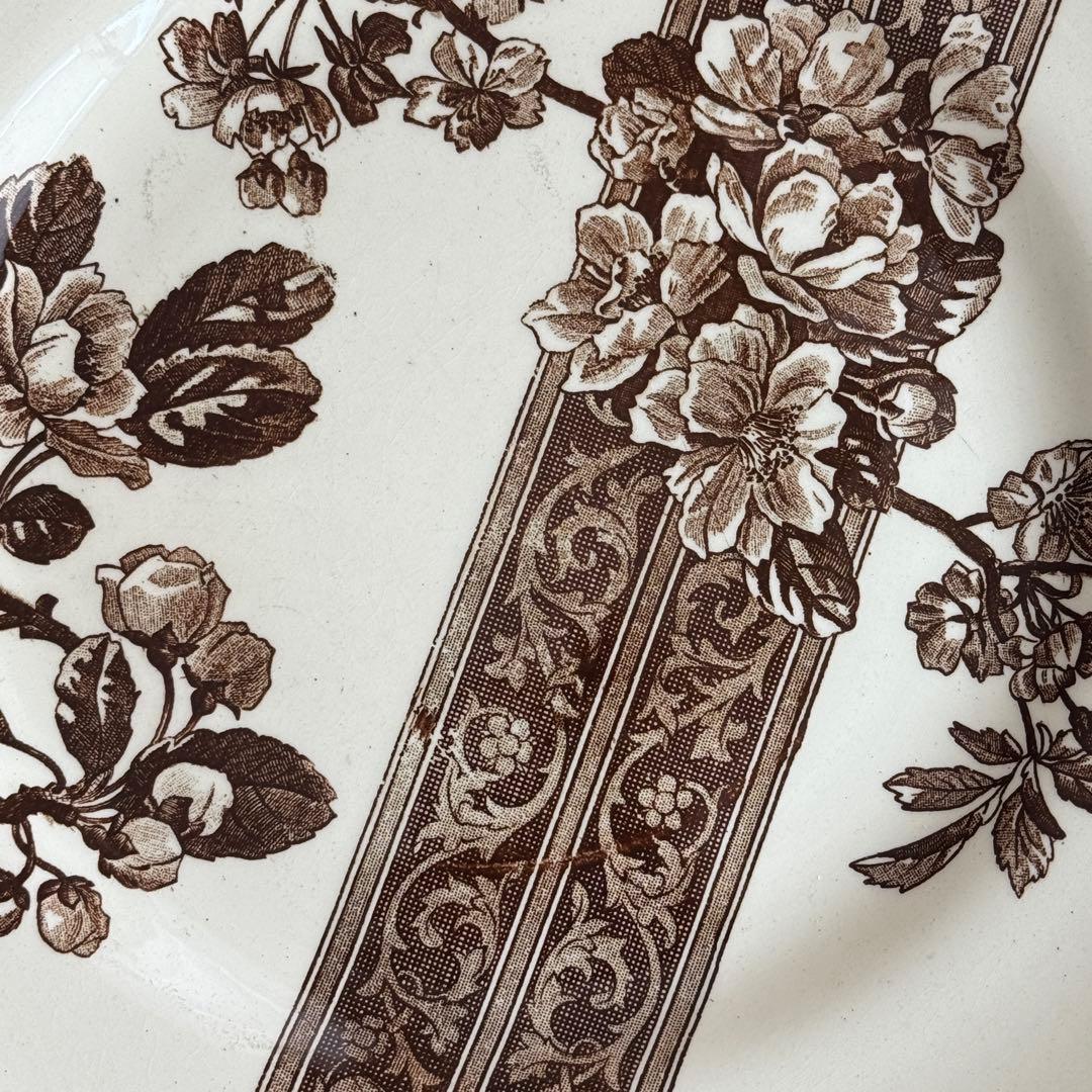 フランスアンティーク　E.Bourgeois エミールブルジョワ　ディナー皿