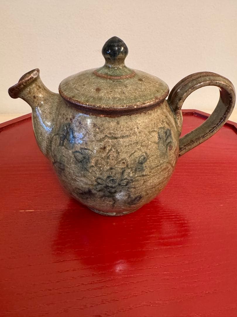 イムサエムさんの急須 陶器製花模様緑茶ポット