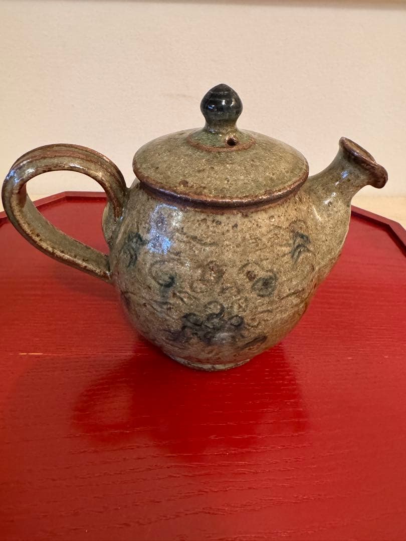 イムサエムさんの急須 陶器製花模様緑茶ポット