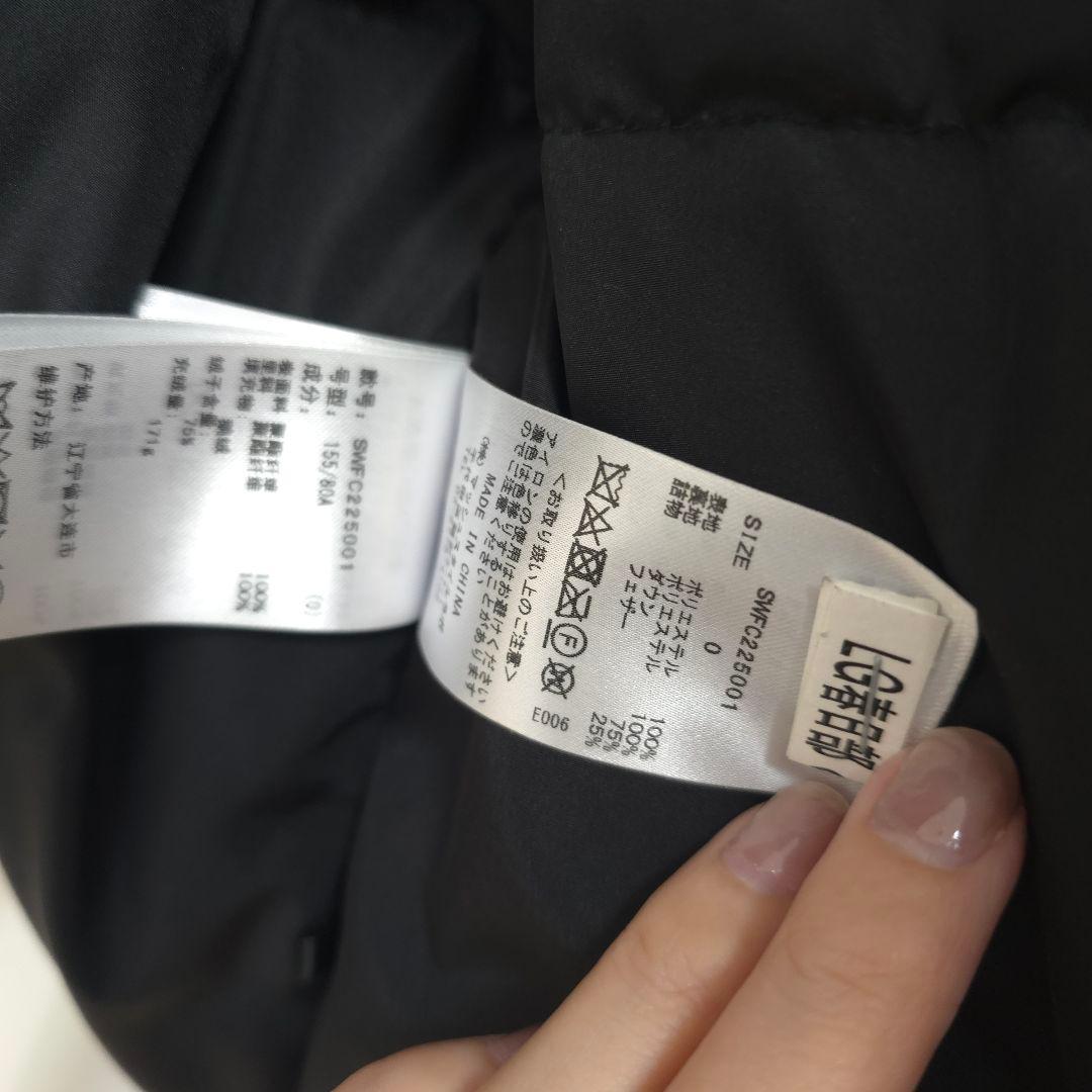 SNIDEL 西川　レディモッズダウンコート ブラック　スナイデル　ダウン