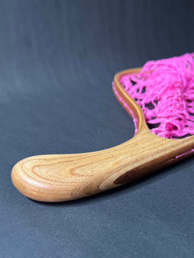 ランディングネット 渓流　花梨　桜　バーズアイメープル