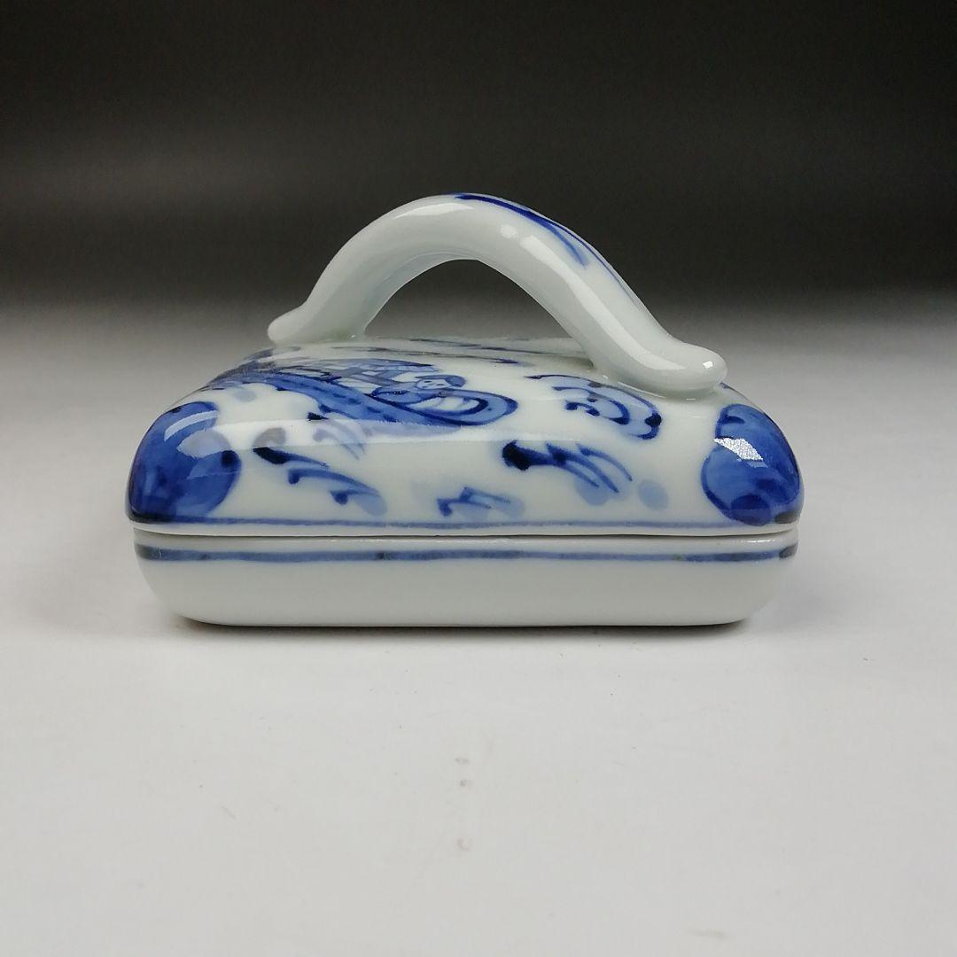 Ｗ１２９　香合　『隅田川　香合』『高野昭阿弥 造』　共箱　茶道具