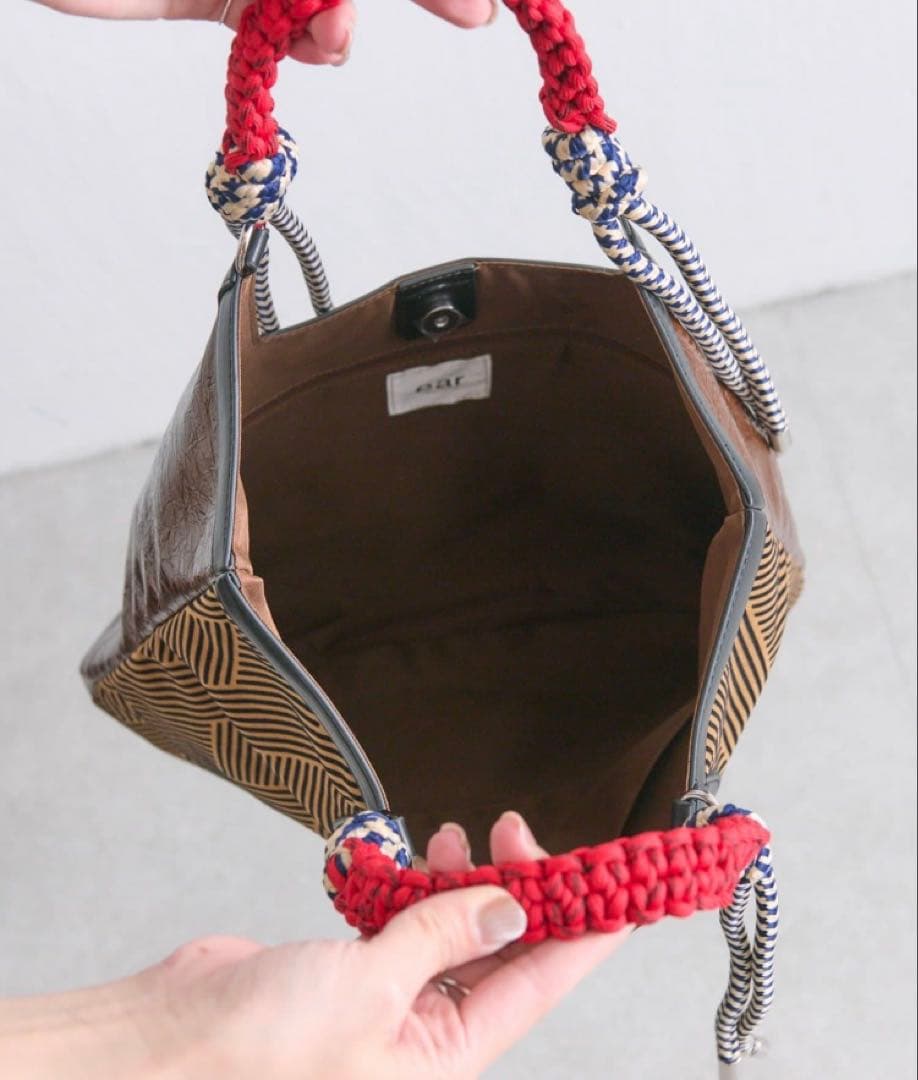 新品未使用☆イアパピヨネ☆ MTAミックストートバッグ ＜A4サイズ対応＞