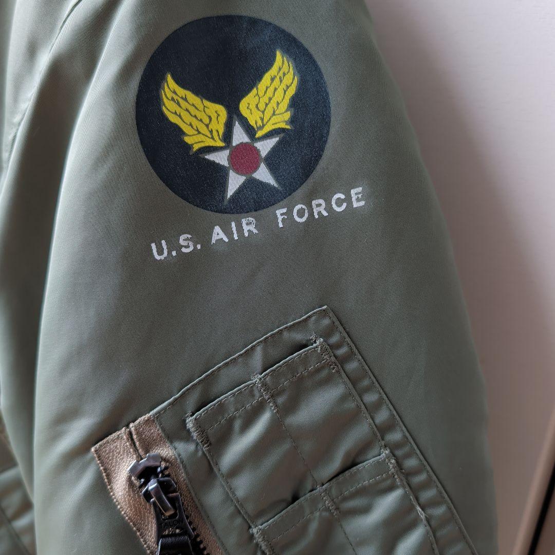 U.S. AIR FORCE MA-1 フライトジャケット Lサイズ