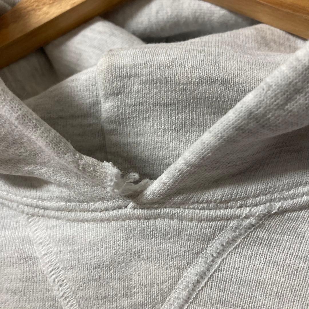 90s USA製 2段 チャンピオン カレッジ プリント スウェット パーカー