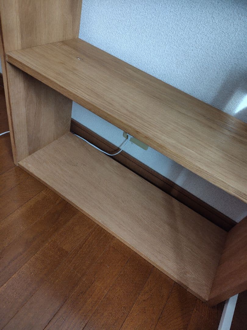 無印良品スタッキングウッドシェルフ3段ワイドオーク