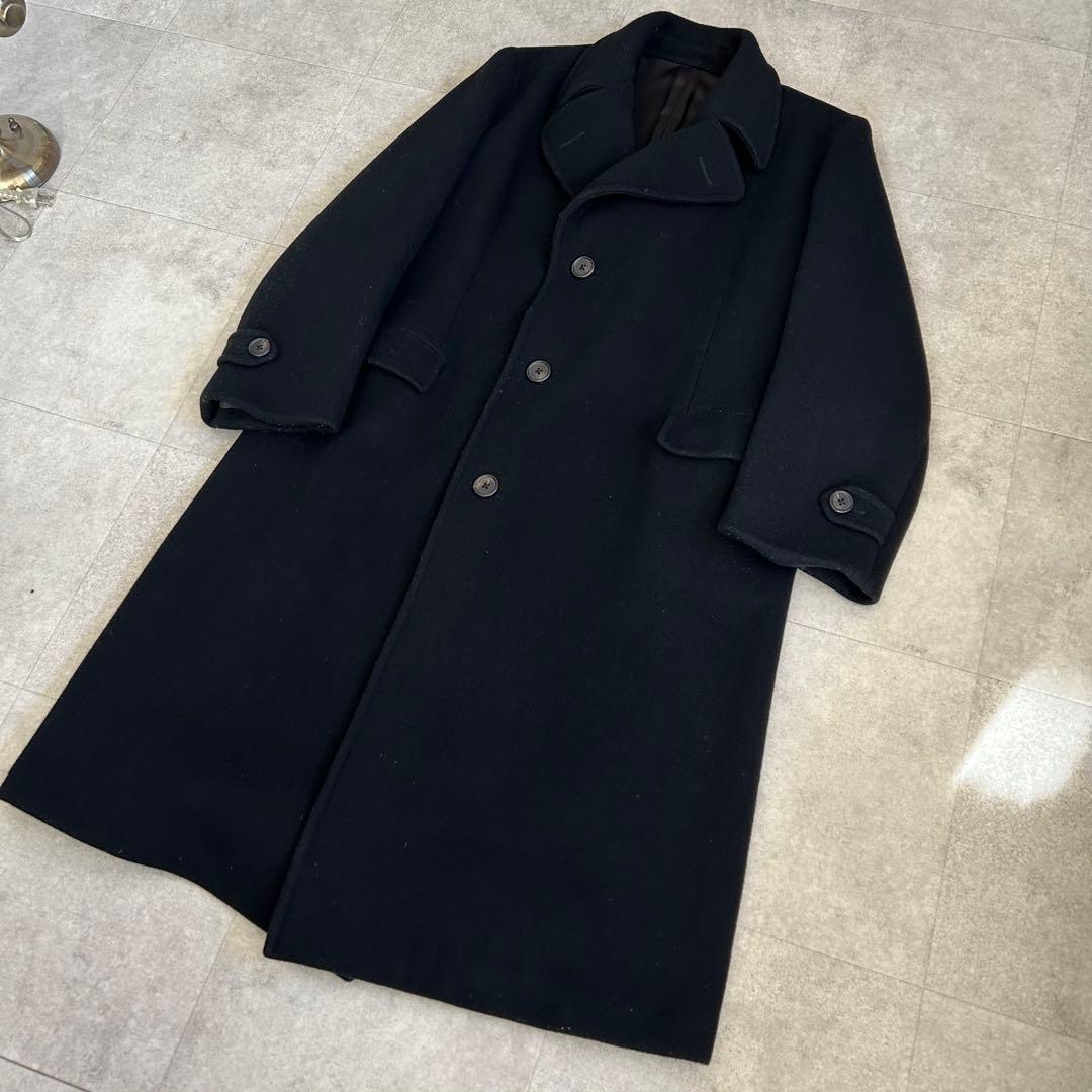 2004SS Y's for men ウール チェスター ロング コート M