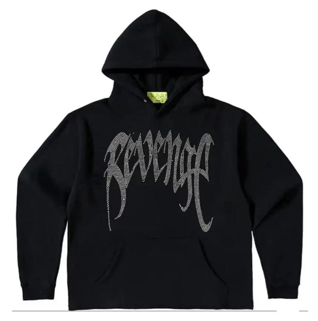 キ*様 REVENGE Rhinestone パーカー　XXXTENTACION