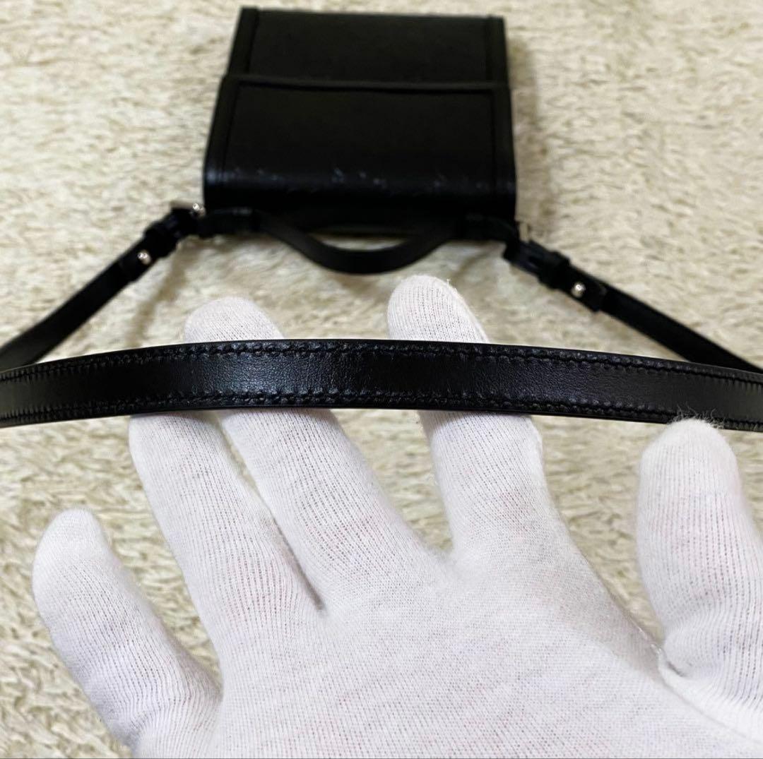 【新品同様】グッチ メッセンジャーバッグ サコッシュ ユニセックス 黒