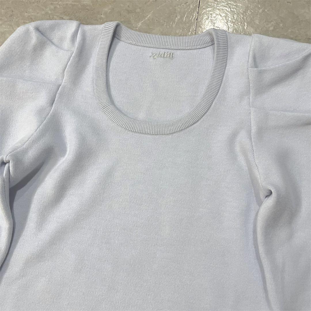 【新品未使用】Bibiy. パフスリーブニット