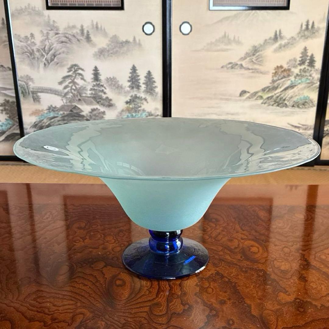 いけばな　小原流　池坊 大型硝子花器花入　華道　インテリア　オブジェ　スペイン製