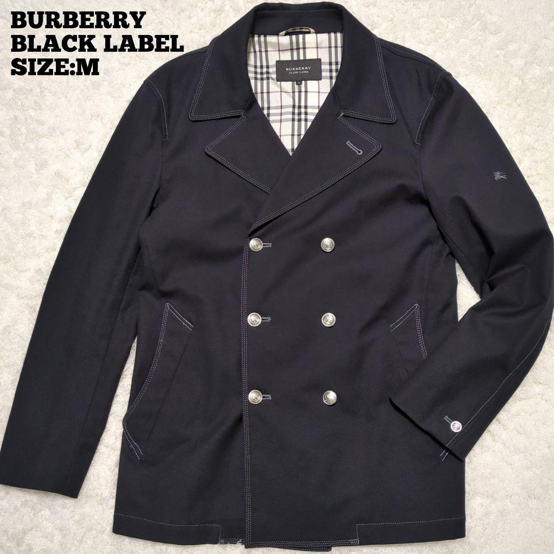 BURBERRY BLACK LABEL♦銀ボタン ノバチェック ジャケット M