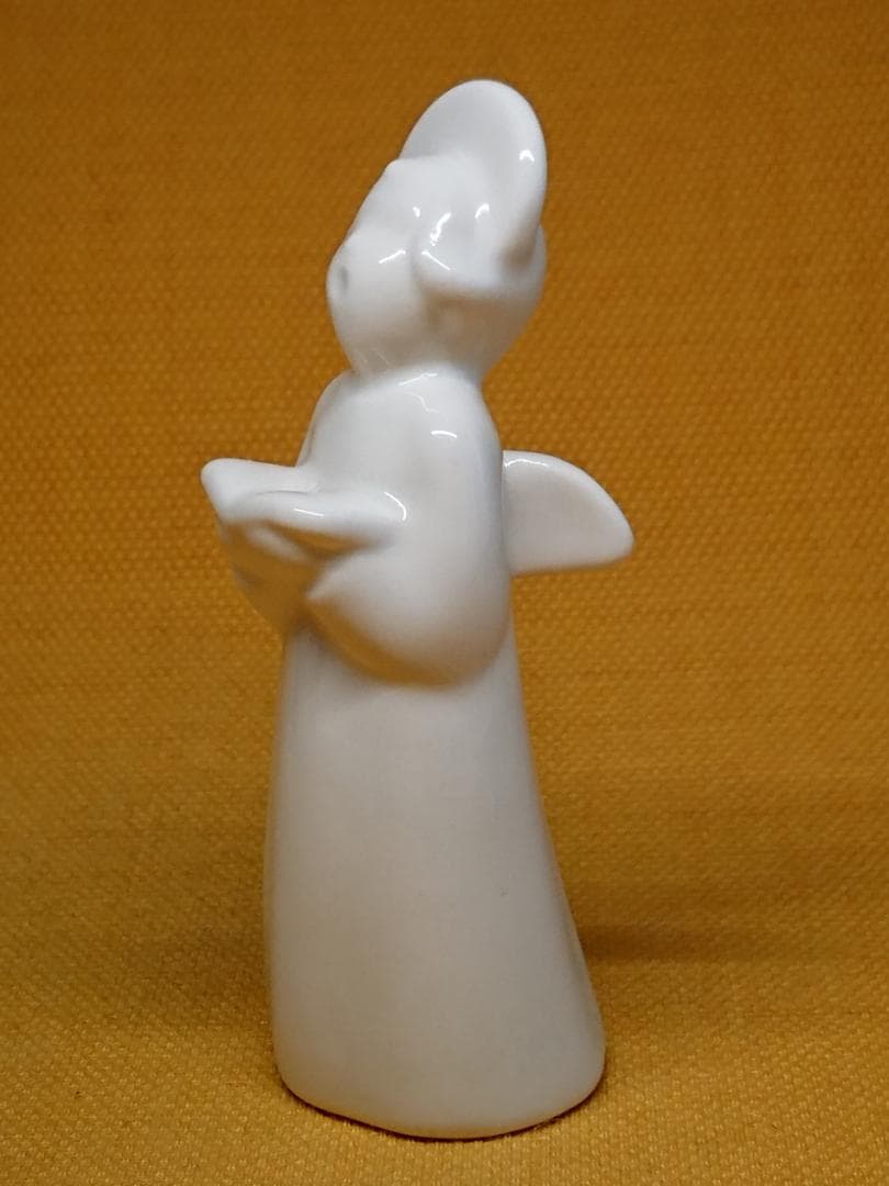 人形　天使　陶器　デンマーク　置物　インテリア　工芸品　美術品　A2750